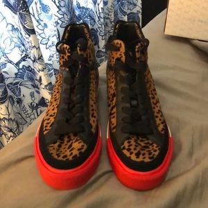 rag & bone Army High Sneaker - Tan Cheetah